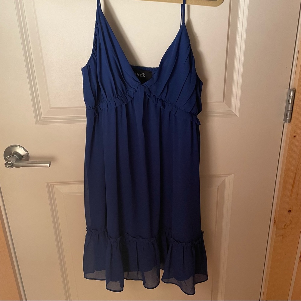 Fab’rik Royal Blue Flowy Dress - Size M